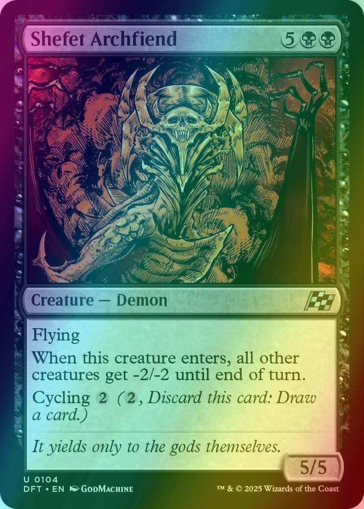Shefet Archfiend [104] [Aetherdrift] [Foil]
