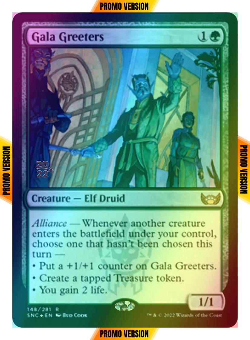 Gala Greeters [Prerelease] [148s] [Streets of New Capenna: Promos] [Foil]