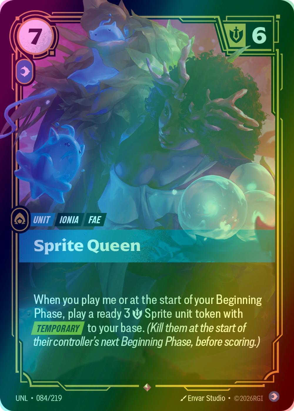 Sprite Queen - 084/219 [Unleashed] [Foil]