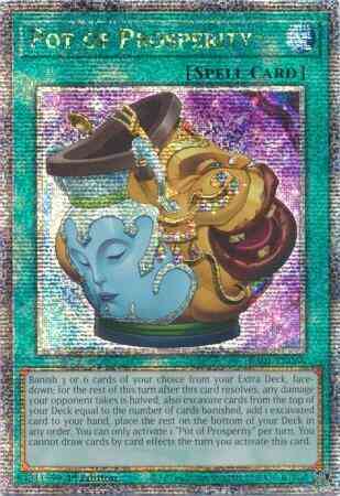 Pot of Prosperity - RA01-EN066 - Quarter Century Secret Rare - 1st Edition