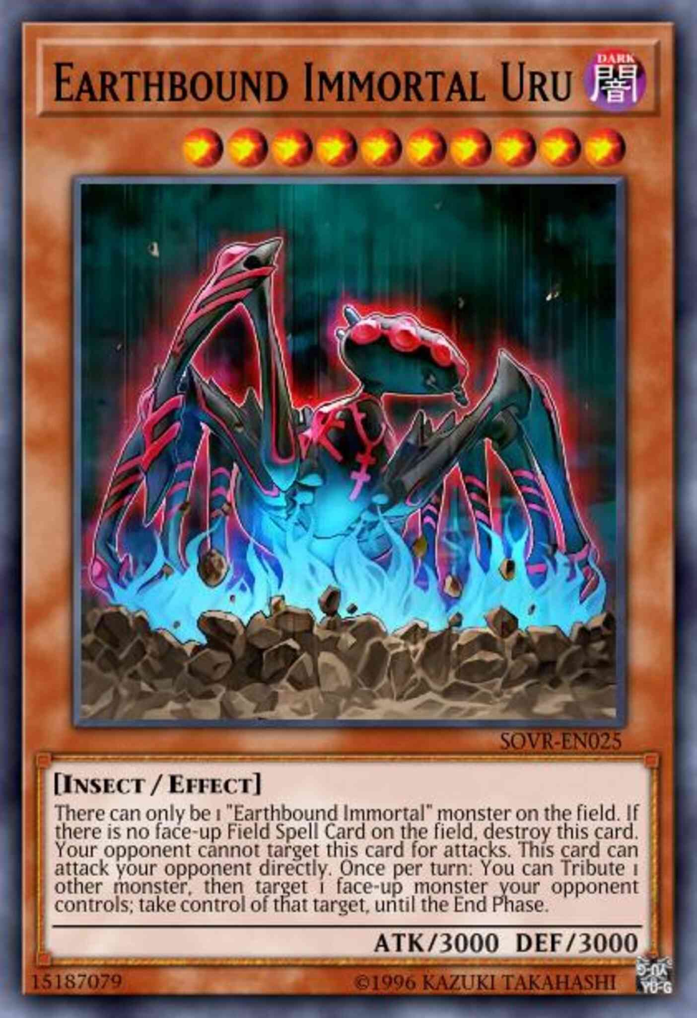 Earthbound Immortal Uru - SOVR-EN025 - Ultimate Rare - Unlimited