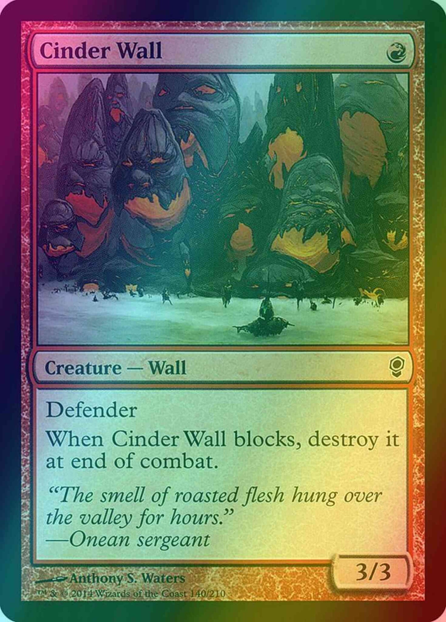 Cinder Wall [140] [Conspiracy] [Foil]