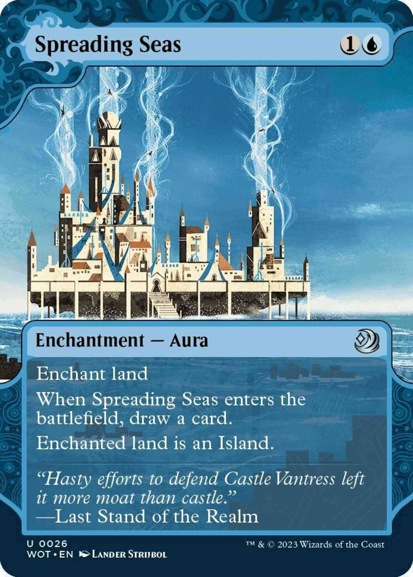 Spreading Seas [26] [Enchanting Tale Showcase] [Wilds of Eldraine: Enchanting Tales] [Non-Foil]