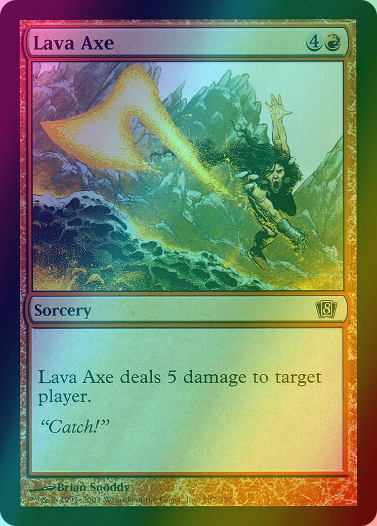 Lava Axe [197x] [Eighth Edition] [Foil]