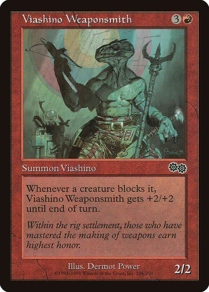 Viashino Weaponsmith [226] [Urza's Saga] [Non-Foil]