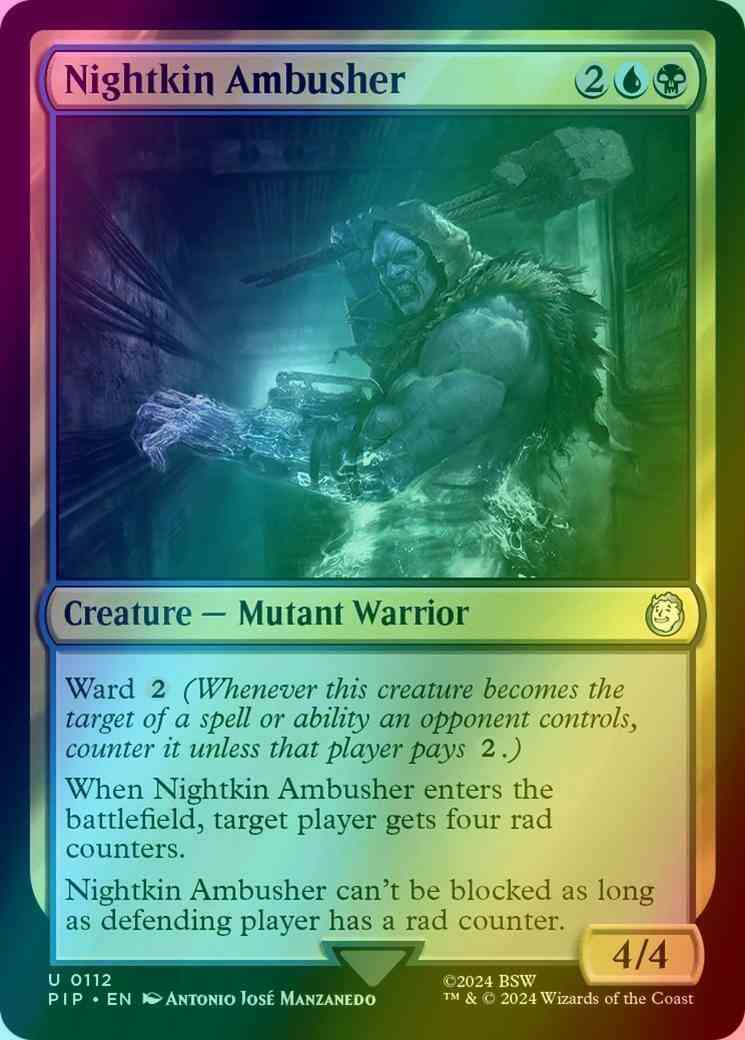 Nightkin Ambusher [112] [Fallout] [Foil]