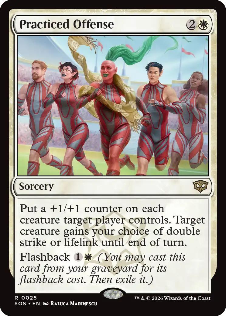 Practiced Offense [25] [Secrets of Strixhaven] [Non-Foil]