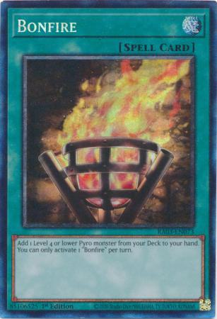Bonfire - RA03-EN073 - Prismatic Collector's Rare - 1st Edition