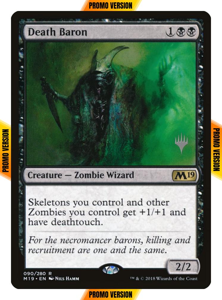 Death Baron [90p] [Promo Pack] [Core Set 2019 Promos] [Non-Foil]