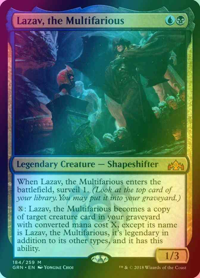 Lazav, the Multifarious [184] [Guilds of Ravnica] [Foil]