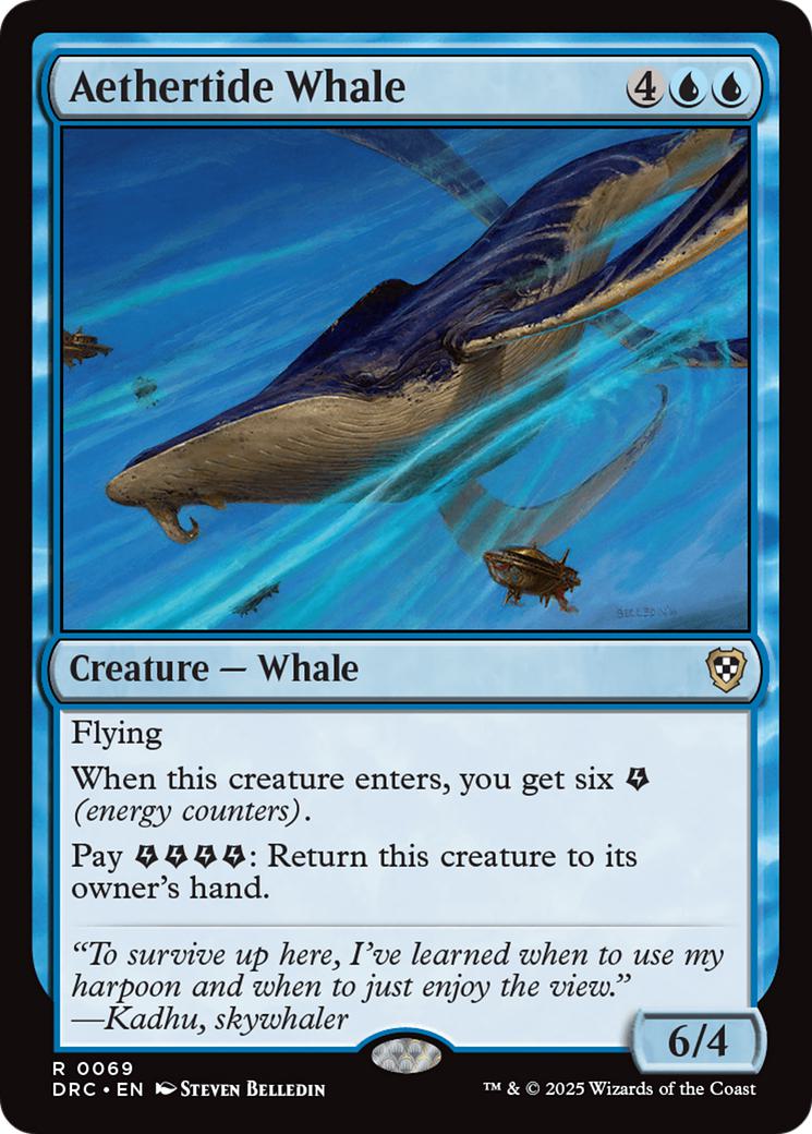 Aethertide Whale [69] [Aetherdrift: Commander] [Non-Foil]