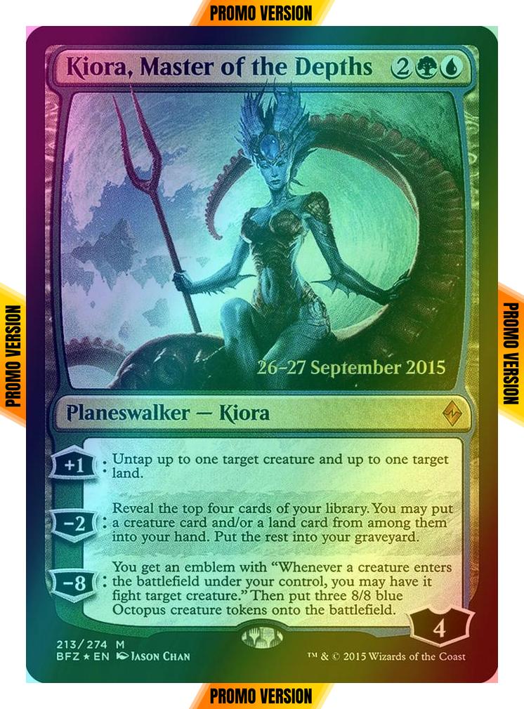 Kiora, Master of the Depths [213s] [Battle for Zendikar Promos] [Foil]