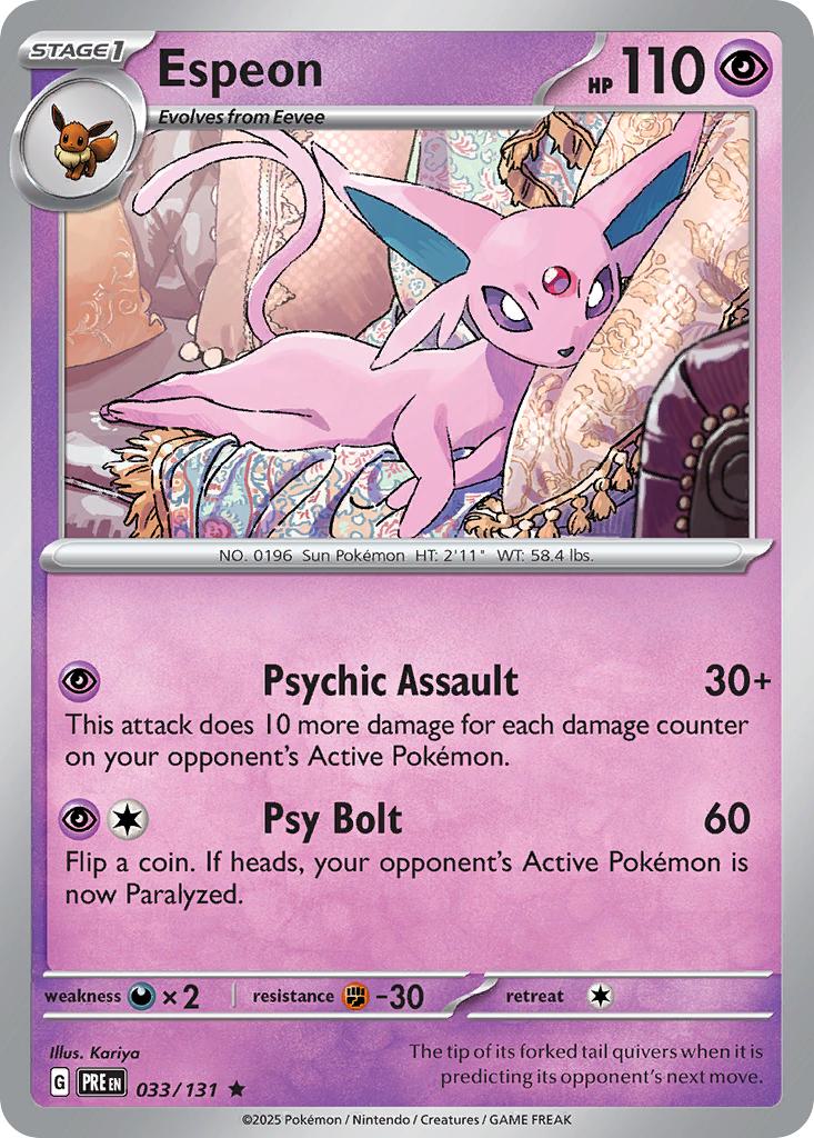 Espeon - 033/131 - Rare [sv085-033] [Holo]
