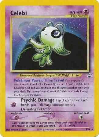 Celebi - 3/64 - Rare - Unlimited [neo3U-3] [Holo]