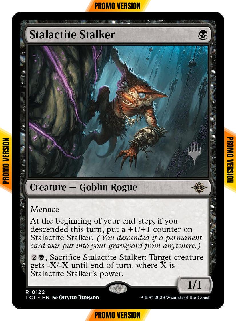 Stalactite Stalker [122p] [Promo Pack] [The Lost Caverns of Ixalan: Promos] [Non-Foil]