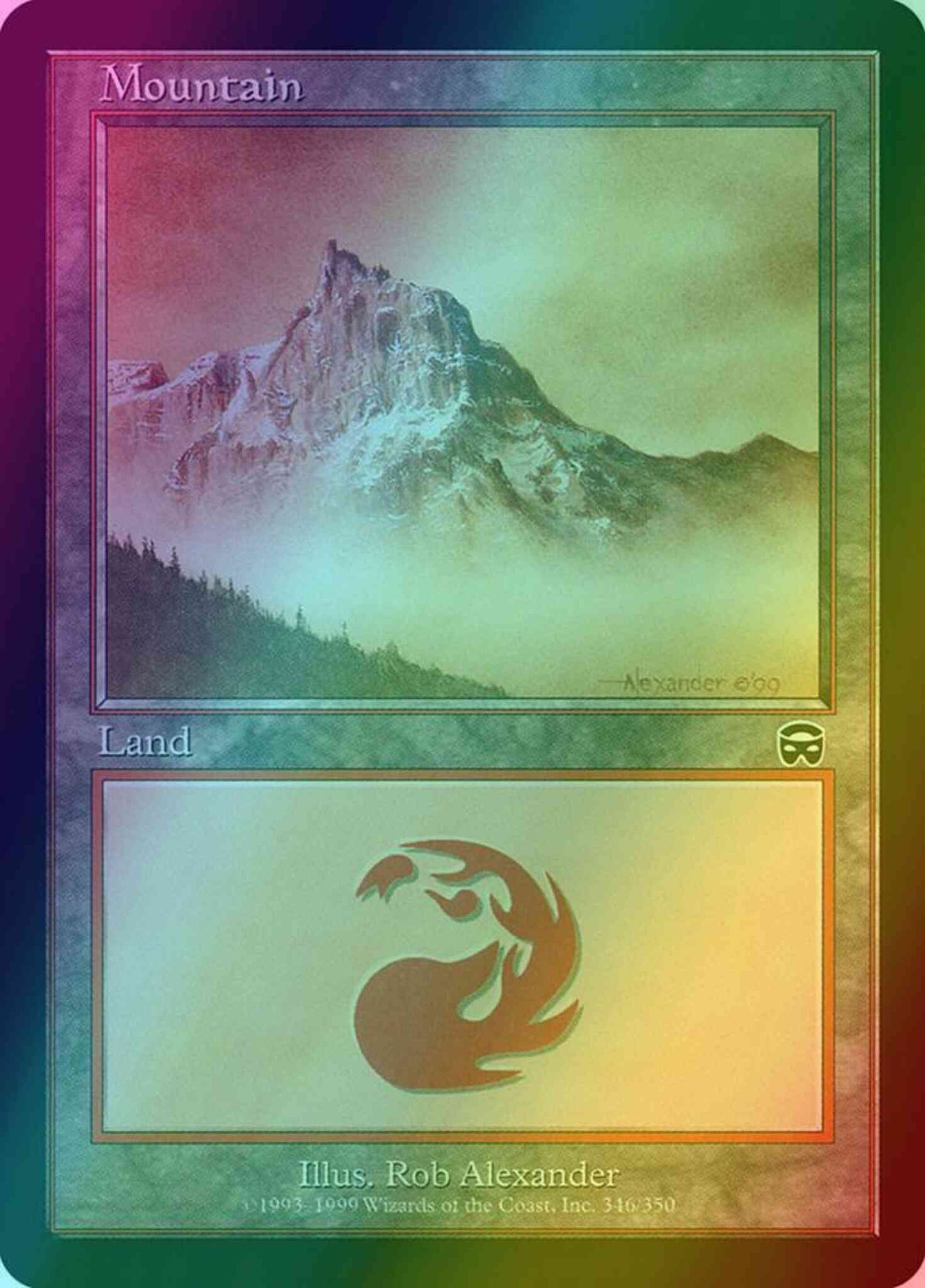 Mountain [346] [Mercadian Masques] [Foil]