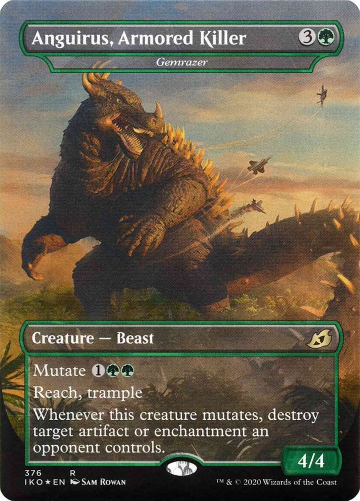 Anguirus, Armored Killer - Gemrazer [376] [Alternate Art] [Godzilla] [Ikoria: Lair of Behemoths] [Non-Foil]