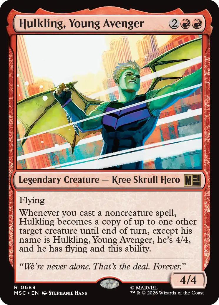 Hulkling, Young Avenger [689] [Jumpstart] [Marvel Super Heroes: Commander] [Non-Foil]