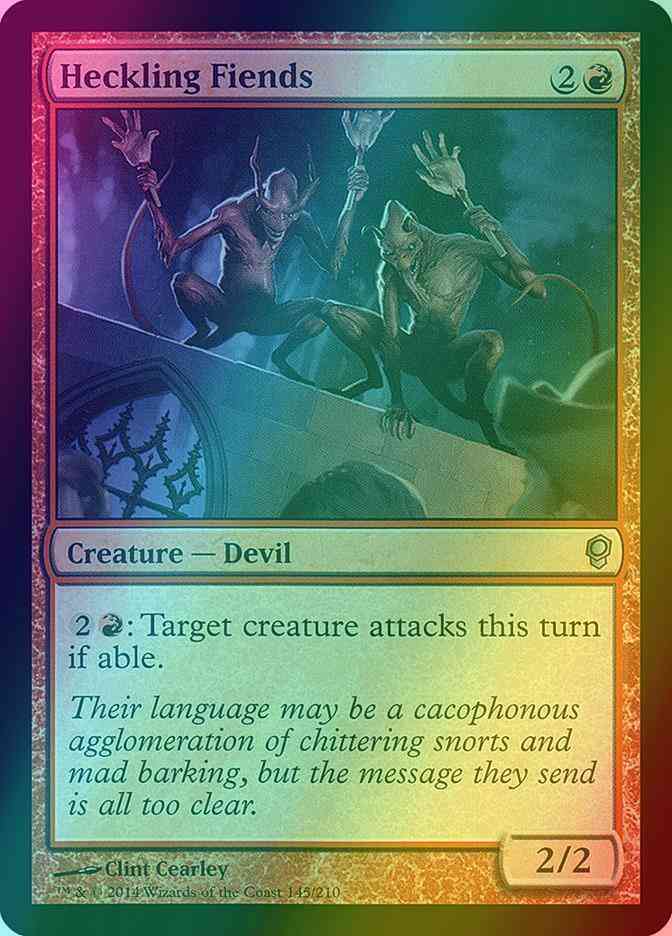 Heckling Fiends [145] [Conspiracy] [Foil]