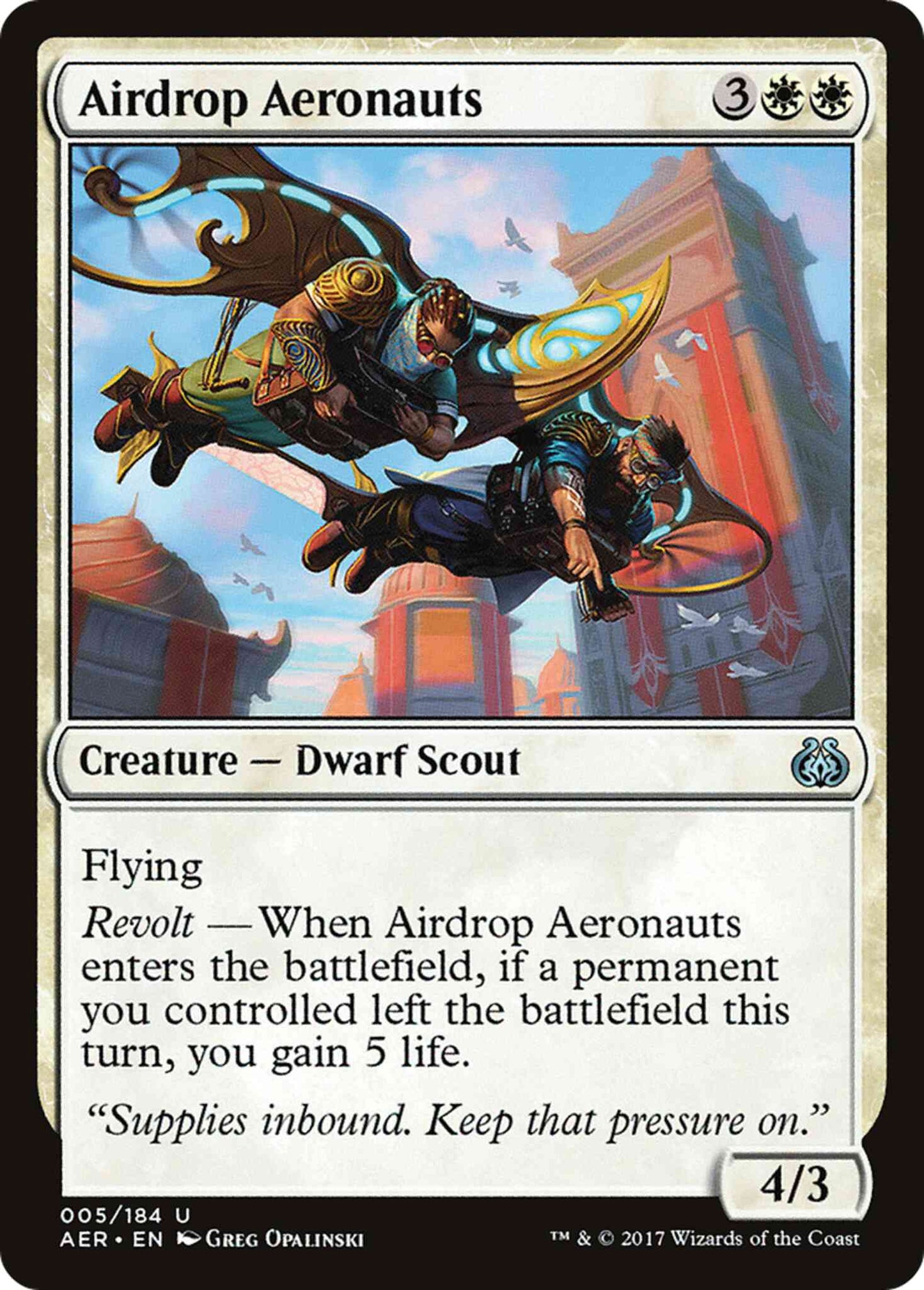 Airdrop Aeronauts [5] [Aether Revolt] [Non-Foil]