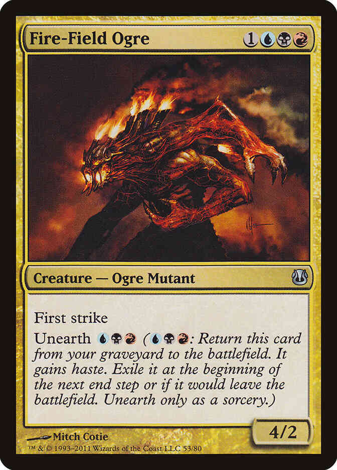 Fire-Field Ogre [53] [Duel Decks: Ajani vs. Nicol Bolas] [Non-Foil]