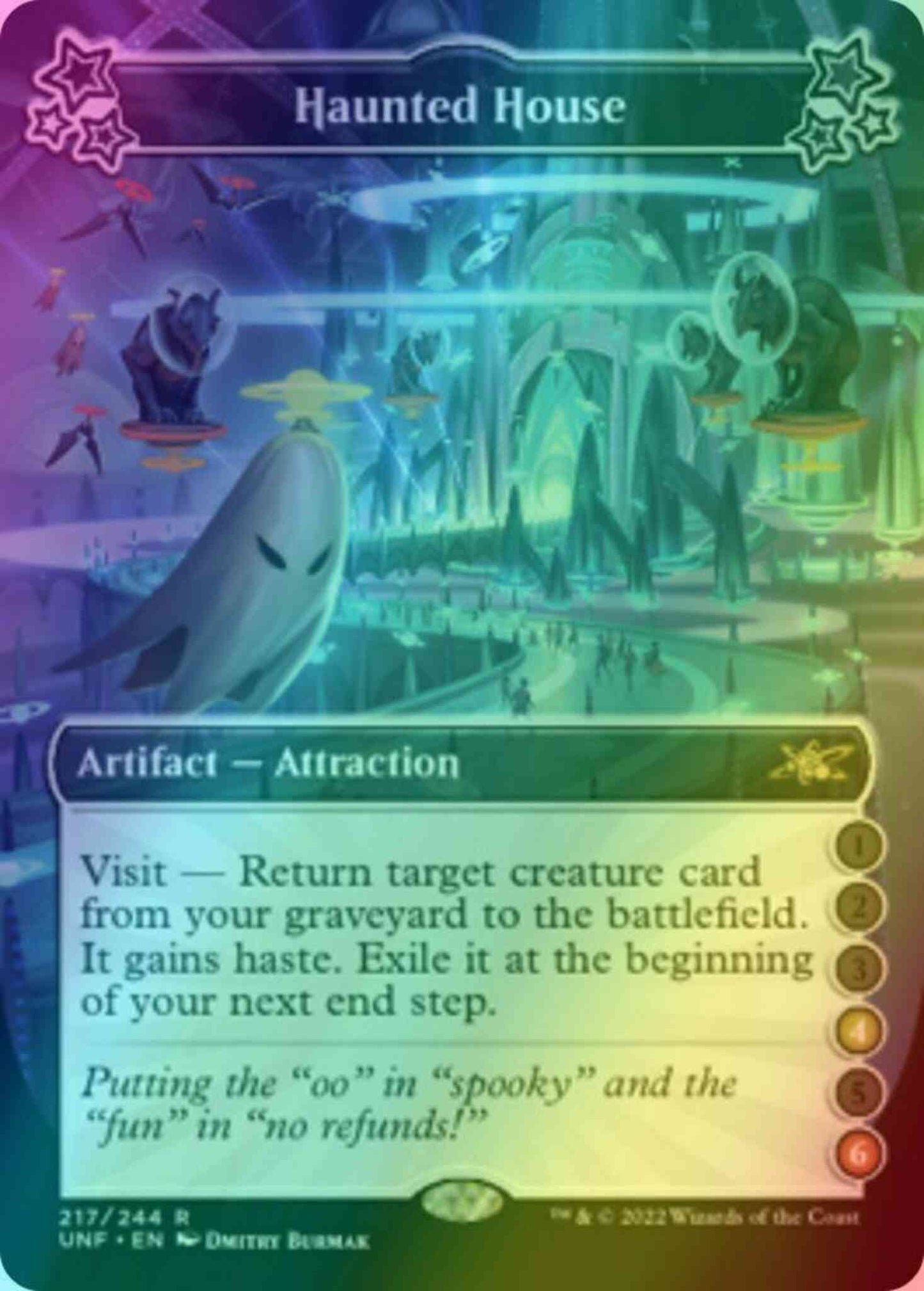Haunted House (4/6) [217b] [Borderless] [Unfinity] [Foil]