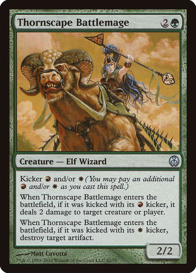 Thornscape Battlemage [42] [Duel Decks Phyrexia vs the Coalition] [Non-Foil]