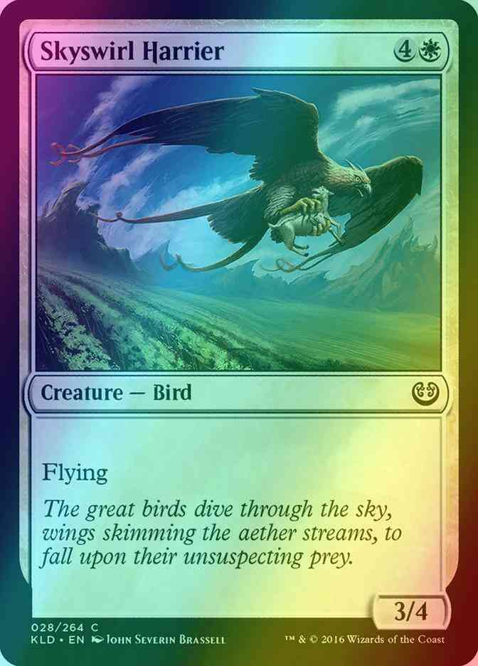Skyswirl Harrier [28] [Kaladesh] [Foil]