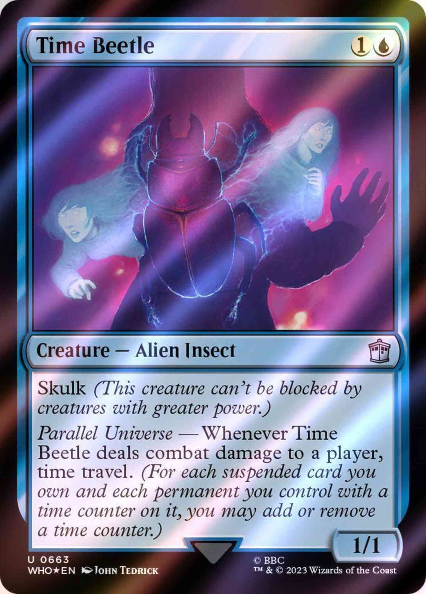 Time Beetle [663] [Universes Beyond: Doctor Who] [Surge Foil]