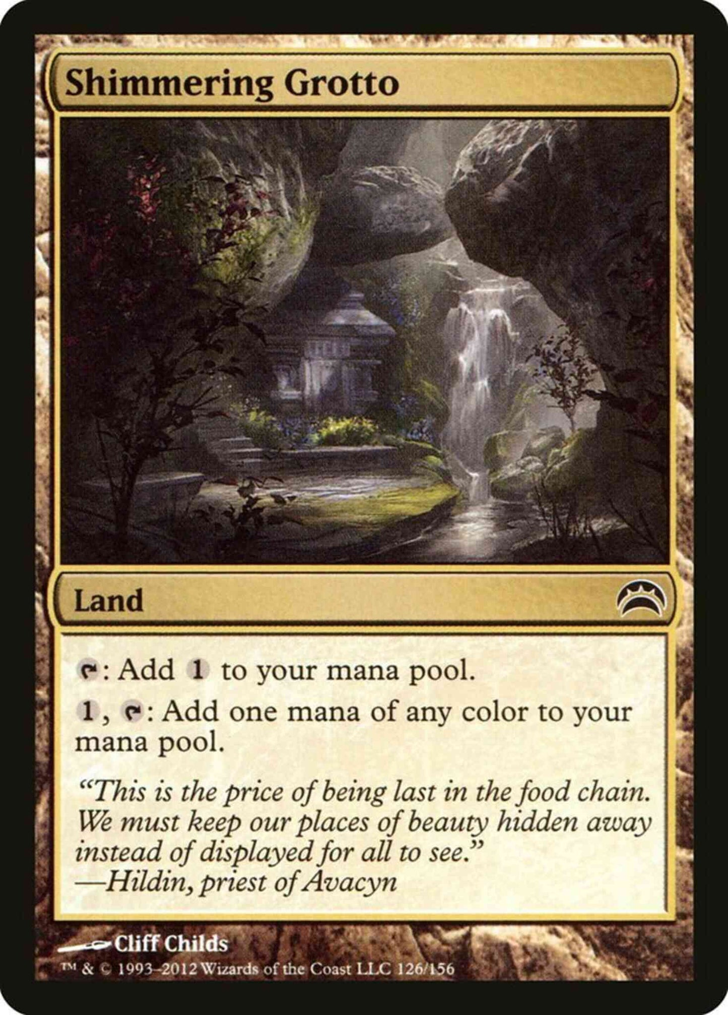 Shimmering Grotto [126] [Planechase 2012] [Non-Foil]