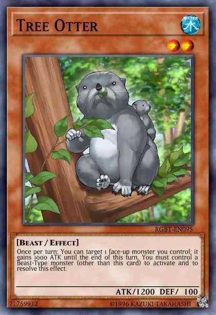 Tree Otter - RGBT-EN095 - Rare - 1st Edition