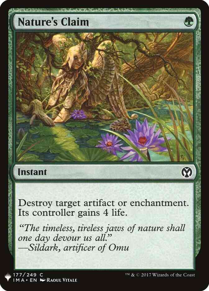 Nature's Claim [IMA-177] [The List] [Non-Foil]