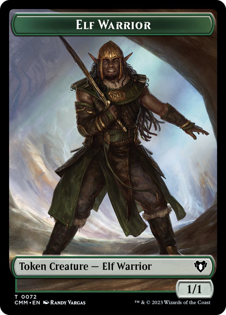 Cleric Token (62) // Elf Warrior Token (72) [Commander Masters: Tokens] [Non-Foil]