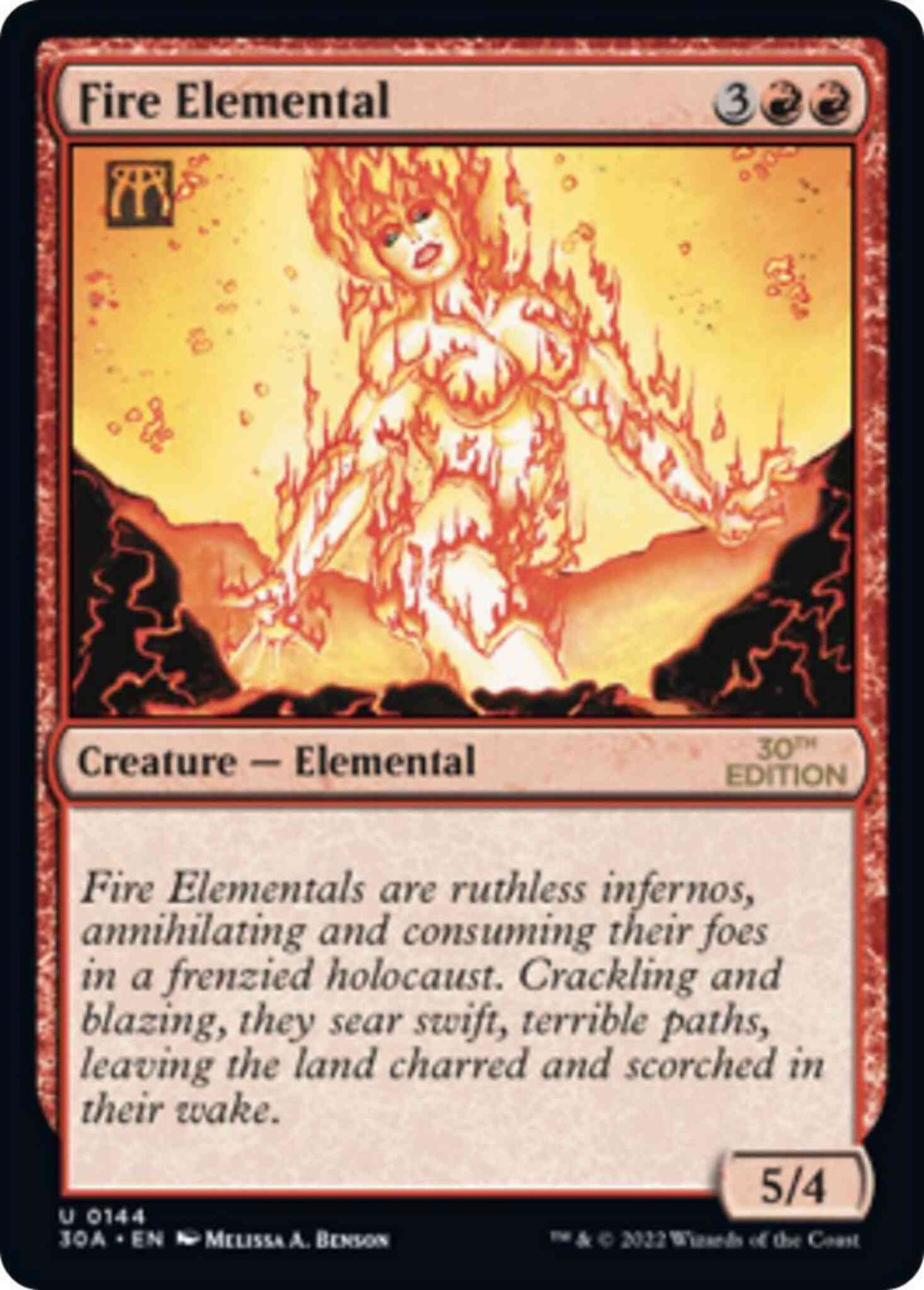 Fire Elemental [144] [30th Anniversary Edition] [Non-Foil]