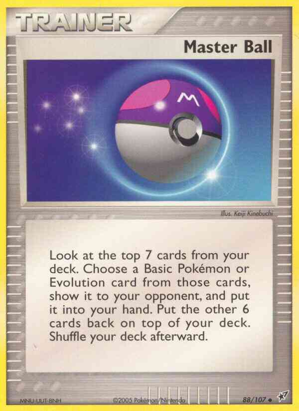 Master Ball - 88/107 - Uncommon [ex8-88] [Reverse Holo]