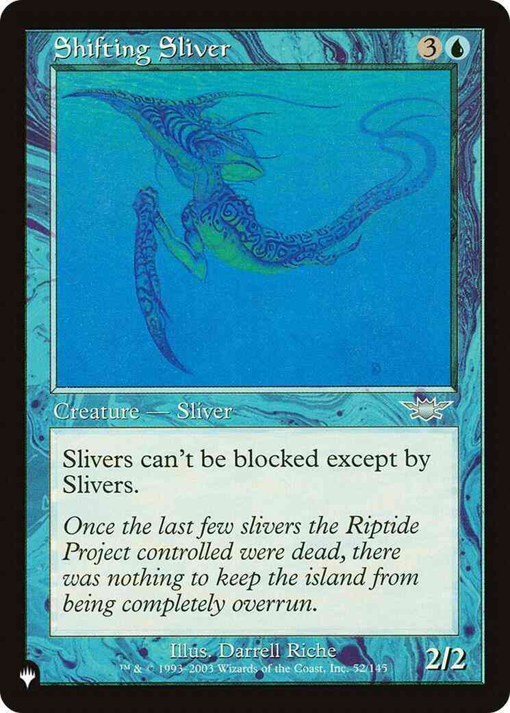 Shifting Sliver [LGN-52] [The List] [Non-Foil]