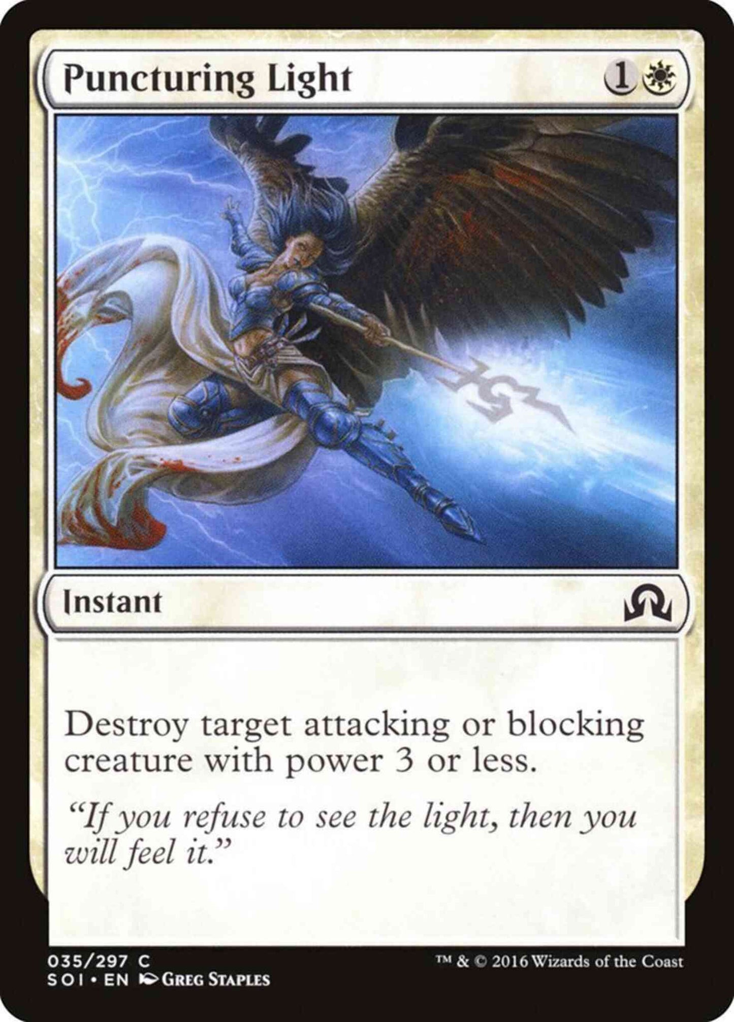 Puncturing Light [35] [Shadows over Innistrad] [Non-Foil]