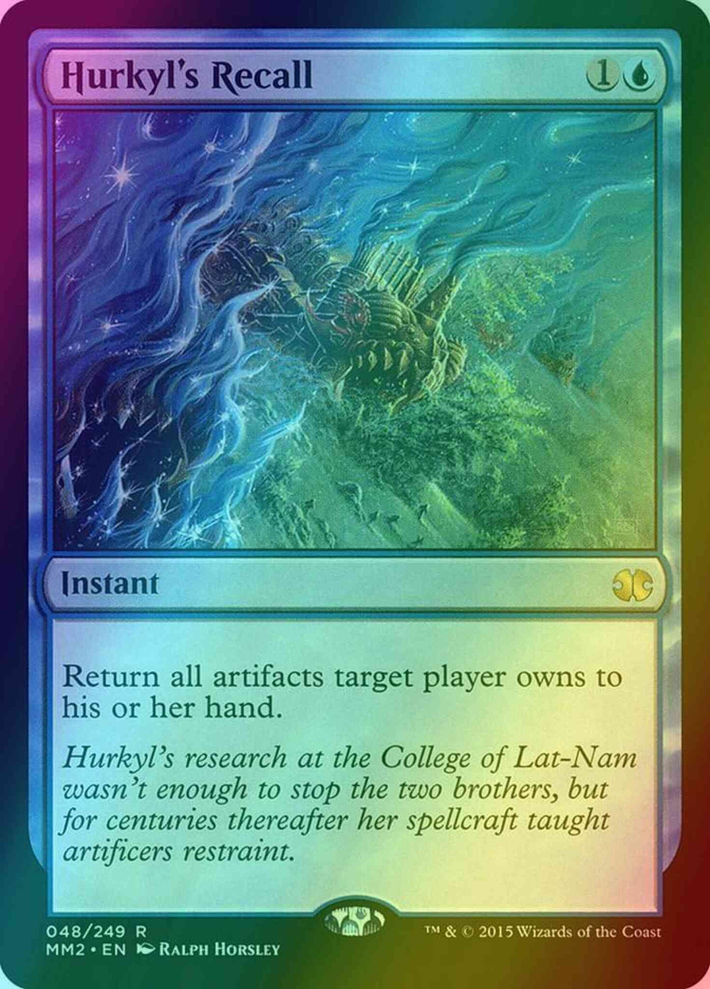 Hurkyl's Recall [48] [Modern Masters 2015] [Foil]