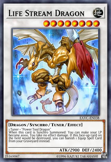 Life Stream Dragon - EXVC-EN038 - Ultra Rare - Unlimited