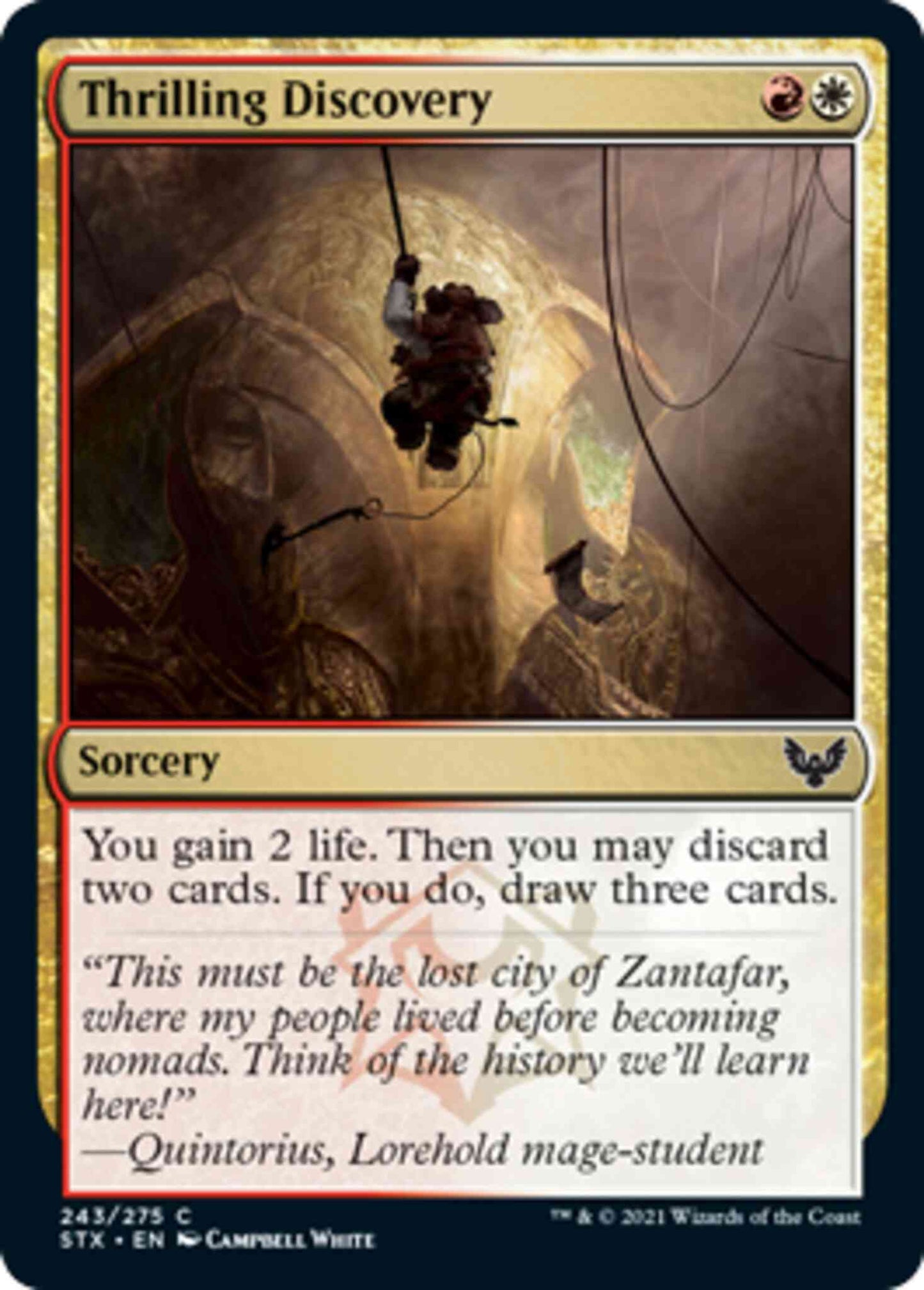 Thrilling Discovery [243] [Strixhaven: School of Mages] [Non-Foil]