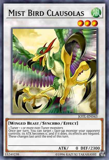 Mist Bird Clausolas - JOTL-EN043 - Super Rare - 1st Edition