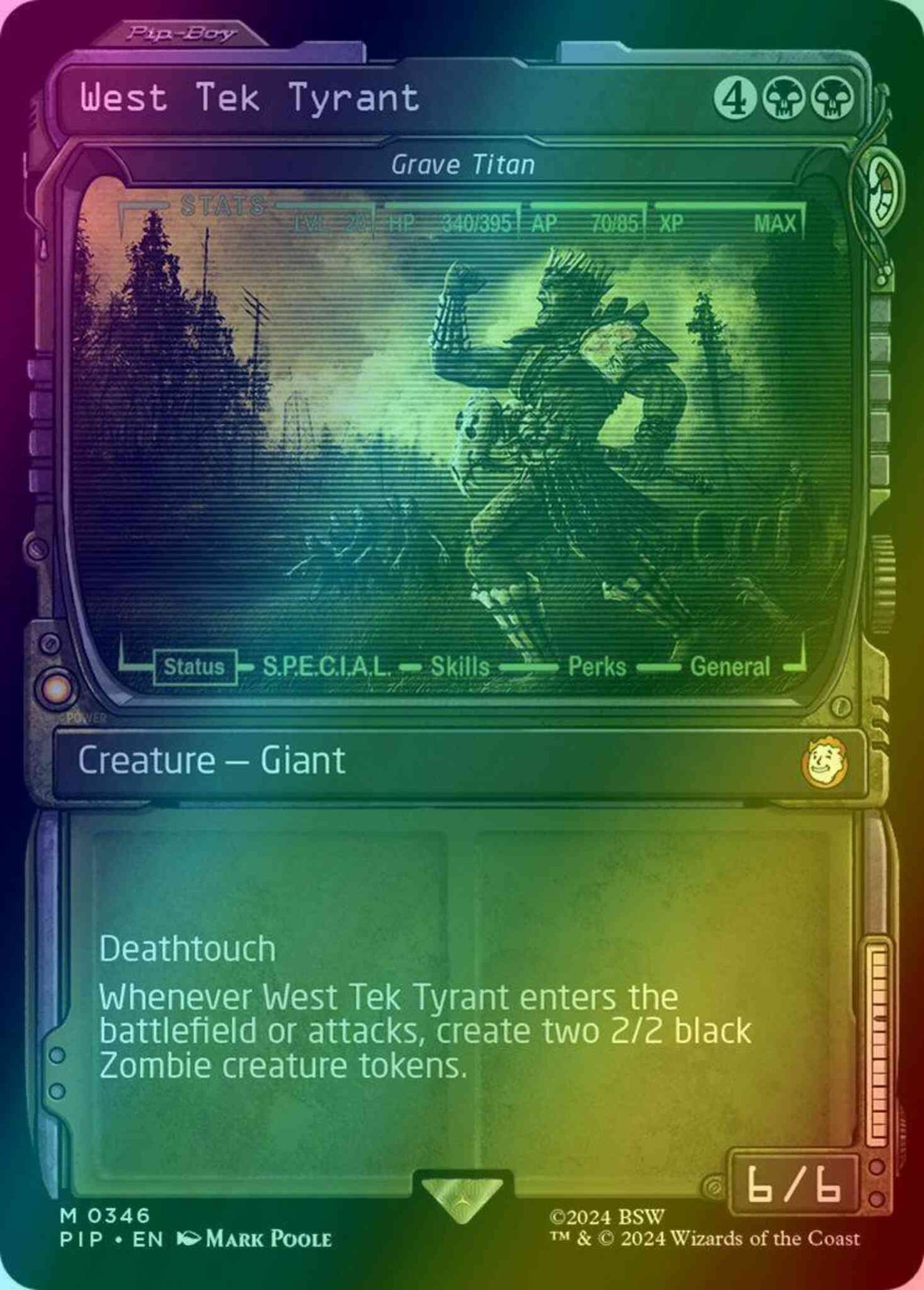 West Tek Tyrant - Grave Titan [346] [Pip-Boy Showcase] [Fallout] [Foil]