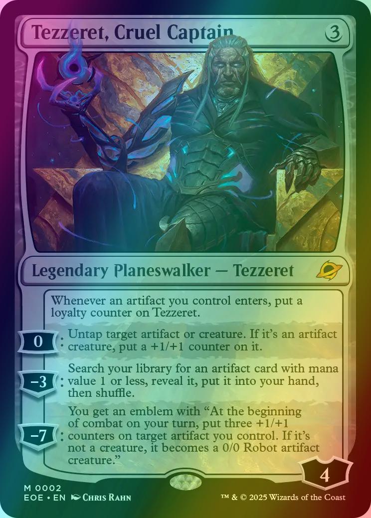 Tezzeret, Cruel Captain [2] [Edge of Eternities] [Foil]