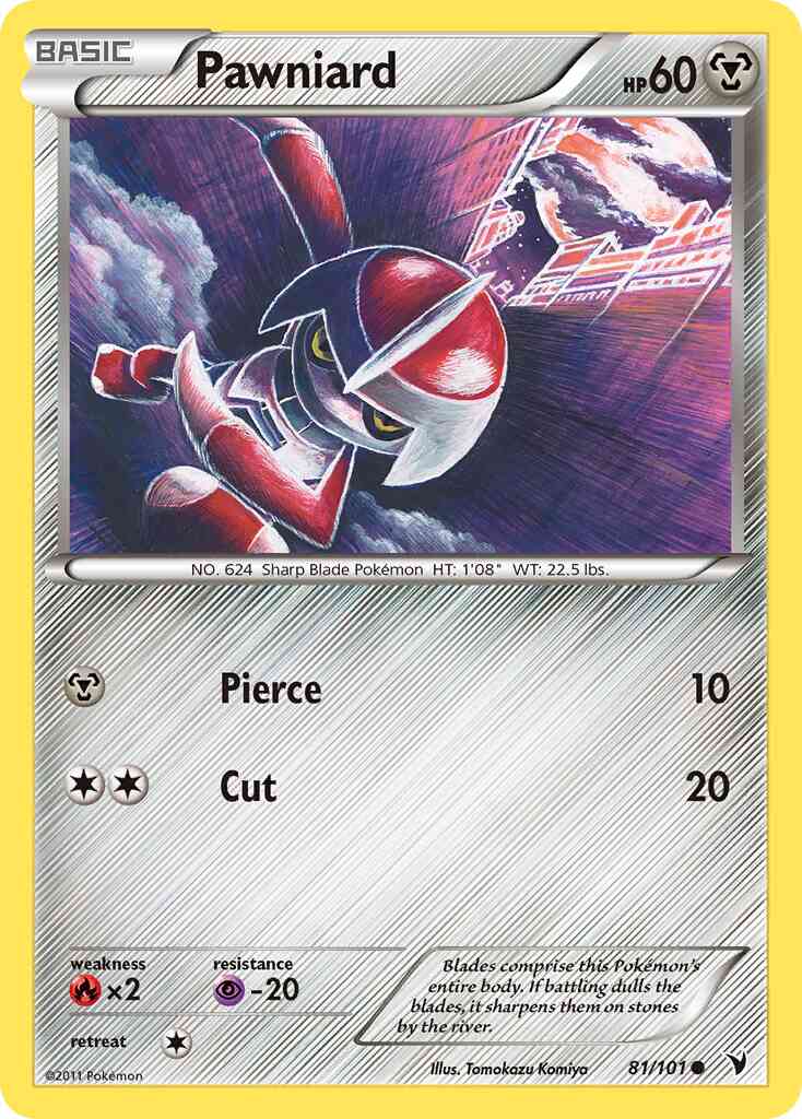 Pawniard - 81/101 - Common [bw3-81] [Reverse Holo]