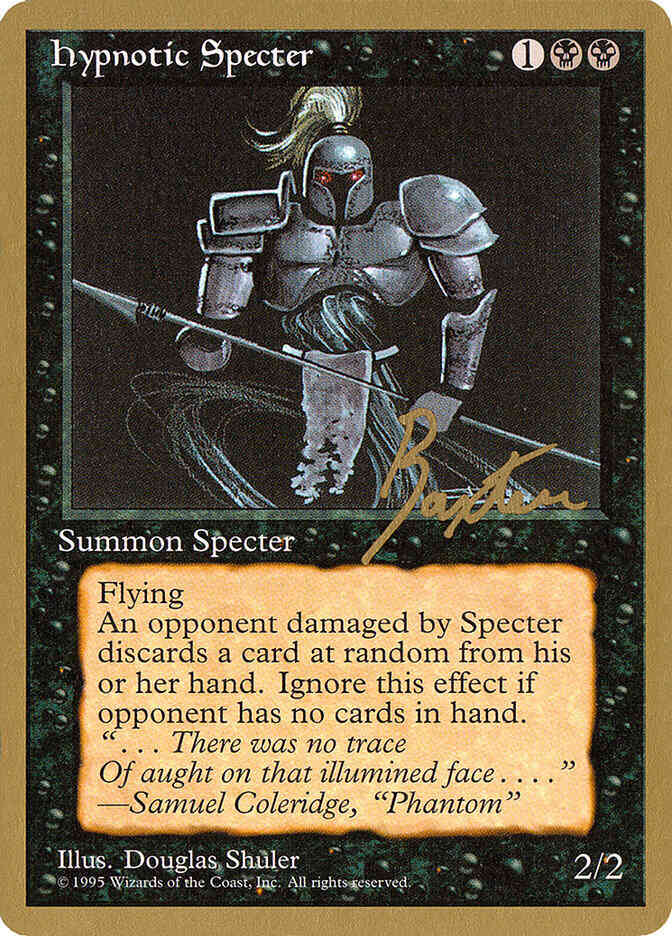 Hypnotic Specter [gb142] [George Baxter] [Pro Tour Collector Set] [Non-Foil]
