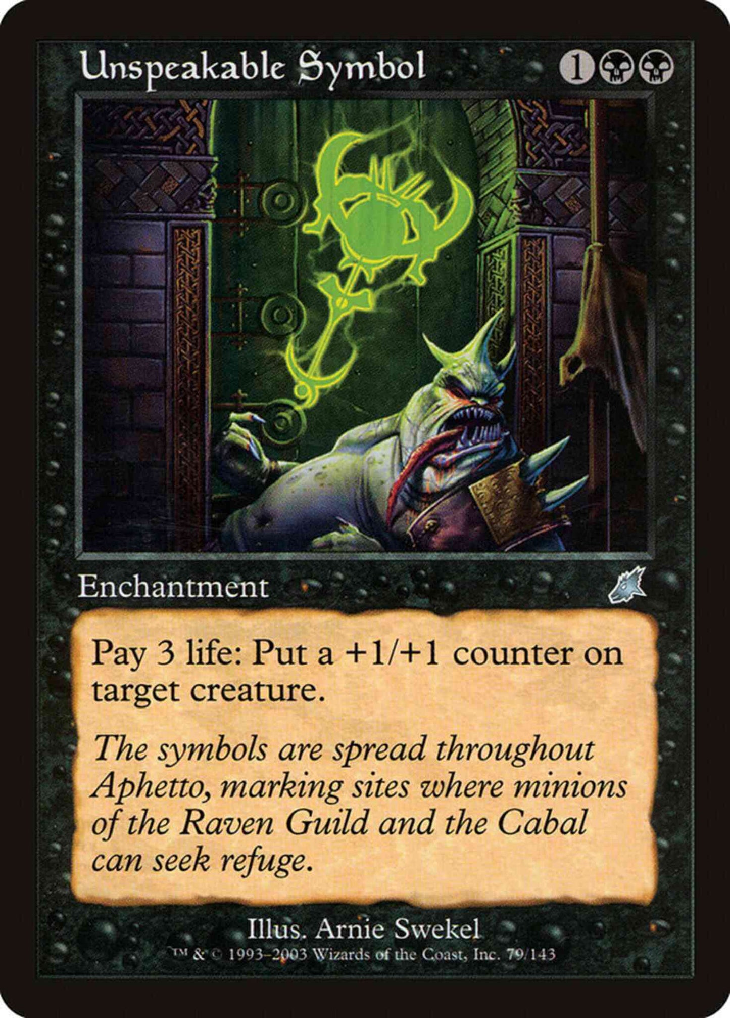 Unspeakable Symbol [79] [Scourge] [Non-Foil]