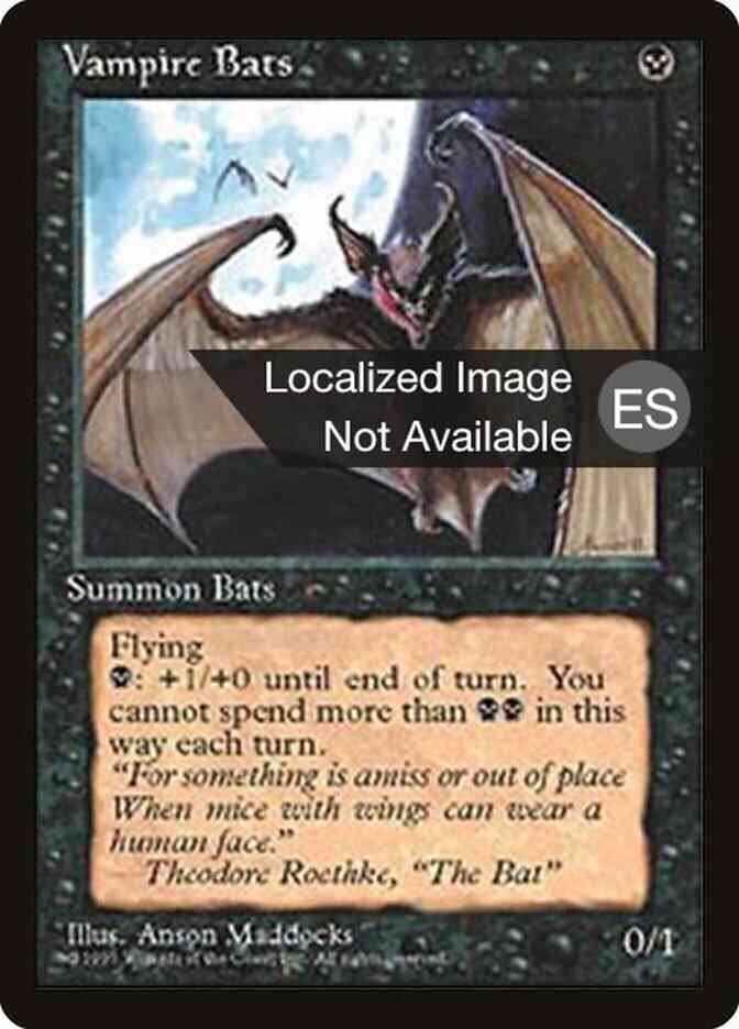 Vampire Bats - Spanish [167] [Fourth Edition Black Border: Spanish] [Non-Foil]