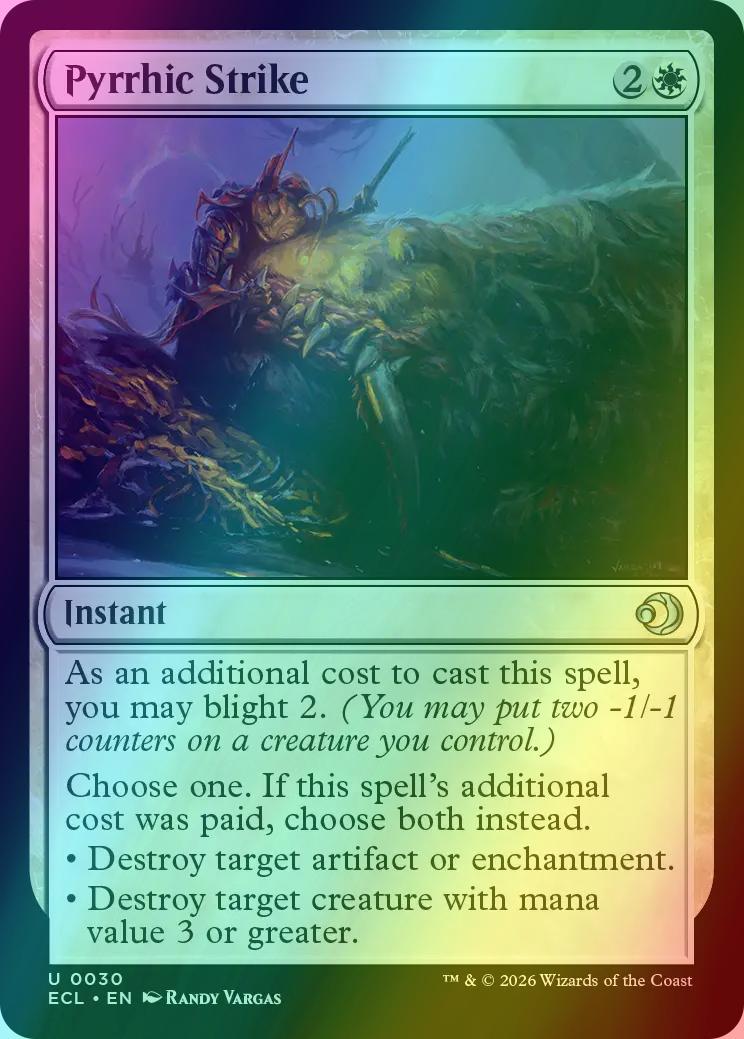 Pyrrhic Strike [30] [Lorwyn Eclipsed] [Foil]