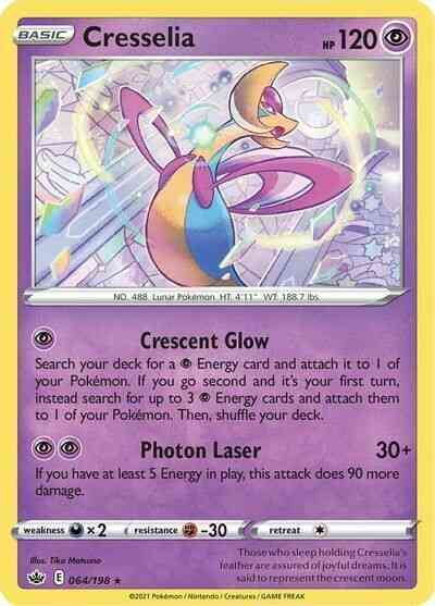 Cresselia - 064/198 - Rare Holo [swsh6-064] [Reverse Holo]