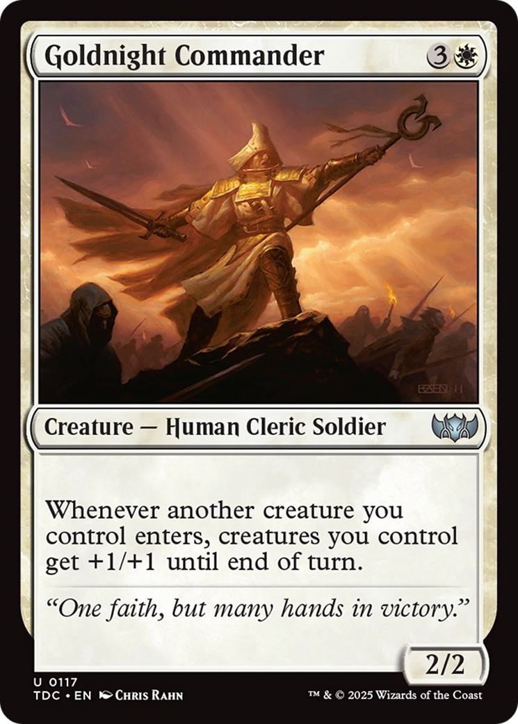 Goldnight Commander [117] [Tarkir: Dragonstorm: Commander] [Non-Foil]
